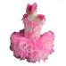 Infant/toddler/baby/children/kids Girl's glitz Pageant evening/prom Dress/clothing  G070B