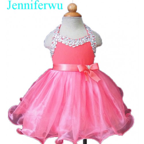 Infant/toddler/baby/children/kids Girl's glitz Pageant evening/prom Dress/clothing  G079-1