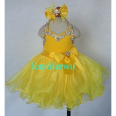 Infant/toddler/baby/children/kids Girl's glitz Pageant evening/prom Dress/clothing  G079K