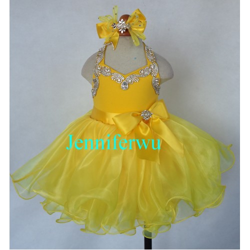 Infant/toddler/baby/children/kids Girl's glitz Pageant evening/prom Dress/clothing  G079K