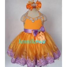 Infant/toddler/baby/children/kids Girl's glitz Pageant evening/prom Dress/clothing  G079L