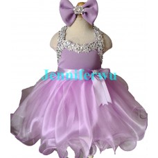 Infant/toddler/baby/children/kids Girl's Pageant evening/prom Dress/clothing 1~6T G079Lilac