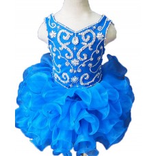 Infant/toddler/baby/children/kids Girl's glitz Pageant evening/prom Dress/clothing  G084