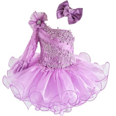 15 color available--Infant/toddler/baby/children/kids Girl's Pageant evening/prom Dress/clothing G086Lilac 15 color available--Infant/toddler/baby/children/kids Girl's Pageant evening/prom Dress/clothing G086Lilac