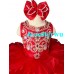 high glitz glittering rhinestone and bugle beads beaded Infant/toddler/baby/children/kids/ pageant and formal  DressG090