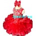 high glitz glittering rhinestone and bugle beads beaded Infant/toddler/baby/children/kids/ pageant and formal  DressG090