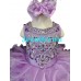 high glitz glittering rhinestone and bugle beads beaded Infant/toddler/baby/children/kids/ pageant and formal  DressG090A