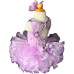high glitz glittering rhinestone and bugle beads beaded Infant/toddler/baby/children/kids/ pageant and formal  DressG090lilac