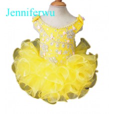 Infant/toddler/baby/children/kids Girl's glitz Pageant evening/prom Dress/clothing  G091-1