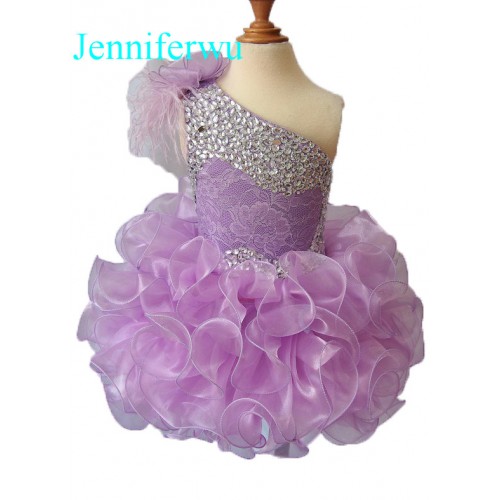 Infant/toddler/baby/children/kids Girl's glitz Pageant evening/prom Dress/clothing  G095-4