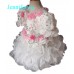 Infant/toddler/baby/children/kids Girl's glitz Pageant evening/prom Dress/clothing 1-6T G098