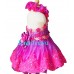 Infant/toddler/baby/children/kids Girl's glitz Pageant evening/prom Dress/clothing  G099-5