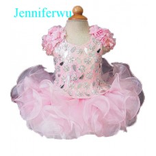 Infant/toddler/baby/children/kids Girl's glitz Pageant evening/prom Dress/clothing 1-6T G105