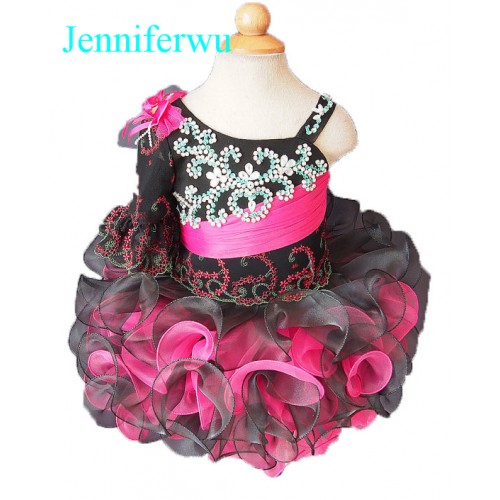 Infant/toddler/baby/children/kids Girl's glitz Pageant evening/prom Dress/clothing 1-6T G106-1