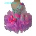 Infant/toddler/baby/children/kids Girl's glitz Pageant evening/prom Dress/clothing 1-6T G106-11