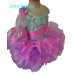 Infant/toddler/baby/children/kids Girl's glitz Pageant evening/prom Dress/clothing 1-6T G106-11