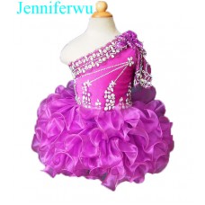 Infant/toddler/baby/children/kids Girl's glitz Pageant evening/prom Dress/clothing 1-6T G115-3