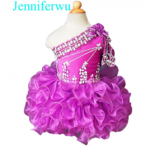 Infant/toddler/baby/children/kids Girl's glitz Pageant evening/prom Dress/clothing 1-6T G115-3