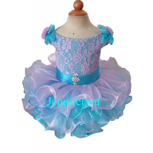 Infant/toddler/baby/children/kids Girl's glitz Pageant evening/prom Dress/clothing  G130-3