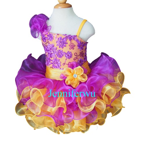 Infant/toddler/baby/children/kids Girl's natural Pageant evening/prom Dress/clothing  G135-1