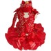 15 color available--Infant/toddler/baby/children/kids Girl's glitz Pageant evening/prom Dress/clothing  G150RED