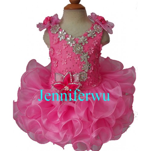 Infant/toddler/baby/children/kids Girl's glitz Pageant evening/prom Dress/clothing  G186