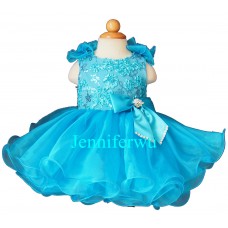 Infant/toddler/baby/children/kids Girl's glitz Pageant evening/prom Dress/clothing  G190-1