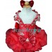  2 pieces Infant/toddler/baby/children/kids Girl's  glitz pageant  lace Dress/clothingG198