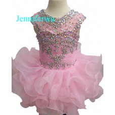 Infant/toddler/baby/children/kids Girl's glitz Pageant evening/prom Dress/clothing  G204