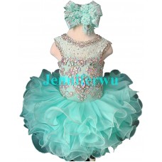 Infant/toddler/baby/children/kids Girl's glitz Pageant evening/prom Dress/clothing  G204A