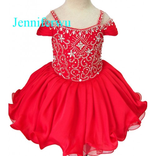 Infant/toddler/baby/children/kids Girl's glitz Pageant evening/prom Dress/clothing  G212