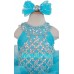 Infant/toddler/baby/children/kids Girl's glitz Pageant evening/prom Dress/clothing 1-6T G215