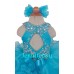 Infant/toddler/baby/children/kids Girl's glitz Pageant evening/prom Dress/clothing 1-6T G215