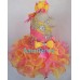 Infant/toddler/baby/children/kids Girl's glitz Pageant evening/prom Dress/clothing  G218-4