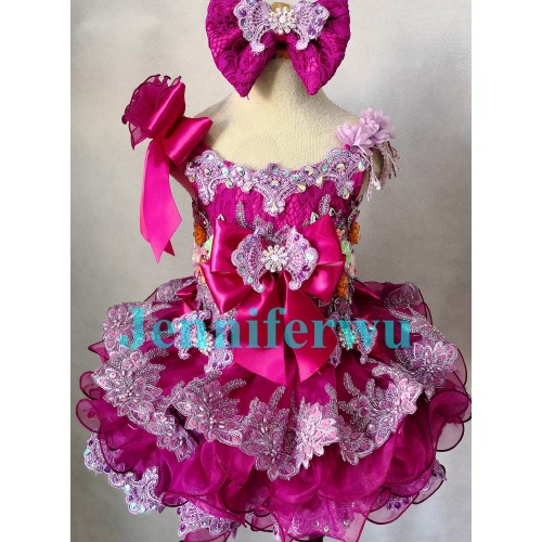 Infant/toddler/baby/children/kids Girl's natural Pageant evening/prom Dress/clothing  G218D