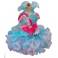 Infant/toddler/baby/children/kids Girl's glitz Pageant evening/prom Dress/clothing  G219