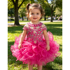 Infant/toddler/baby/children/kids Girl's glitz Pageant evening/prom Dress/clothing G225NP Infant/toddler/baby/children/kids Girl's glitz Pageant evening/prom Dress/clothing G225NP