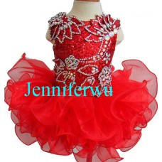 Infant/toddler/baby/children/kids Girl's glitz Pageant evening/prom Dress/clothing  G229