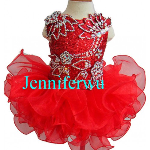 Infant/toddler/baby/children/kids Girl's glitz Pageant evening/prom Dress/clothing  G229