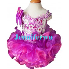 Infant/toddler/baby/children/kids Girl's glitz Pageant evening/prom Dress/clothing  G269