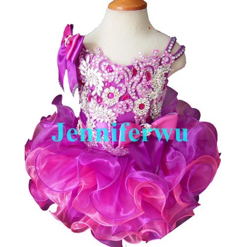 Infant/toddler/baby/children/kids Girl's glitz Pageant evening/prom Dress/clothing  G269