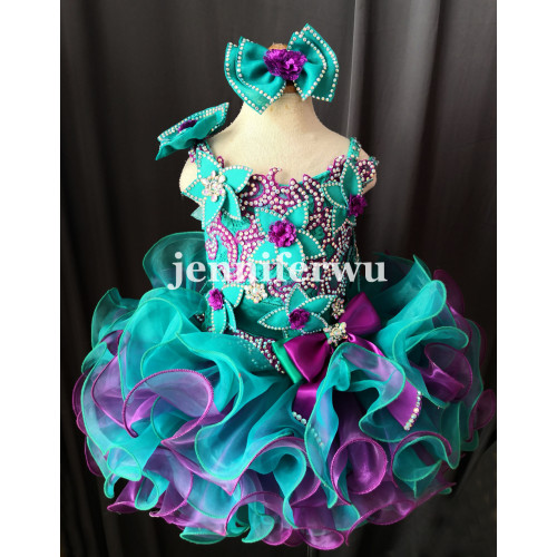 Infant/toddler/baby/children/kids Girl's Pageant evening/prom Dress/clothing 1-6T G269BP