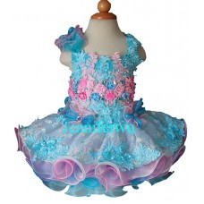 Infant/toddler/baby/children/kids Girl's glitz Pageant evening/prom Dress/clothing  G274A