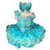 Infant/toddler/baby/children/kids Girl's Pageant evening/prom Dress/clothing 1-6T G274 BLUE