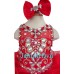 Infant/toddler/baby/children/kids Girl's glitz Pageant evening/prom Dress/clothing 1-6T G284-2