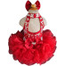 Infant/toddler/baby/children/kids Girl's glitz Pageant evening/prom Dress/clothing  G284Red