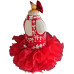 Infant/toddler/baby/children/kids Girl's glitz Pageant evening/prom Dress/clothing  G284Red