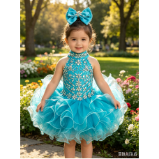 Infant/toddler/baby/children/kids Girl's glitz Pageant evening/prom Dress/clothing 1-6T G284TB Infant/toddler/baby/children/kids Girl's glitz Pageant evening/prom Dress/clothing 1-6T G284TB