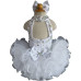 Infant/toddler/baby/children/kids Girl's glitz Pageant evening/prom Dress/clothing  G284White