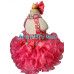 Infant/toddler/baby/children/kids Girl's glitz Pageant evening/prom Dress/clothing  G284coral